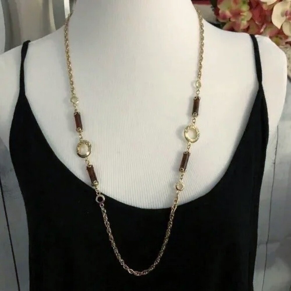 Sarah Coventry Gold Tone Chain Link Necklace